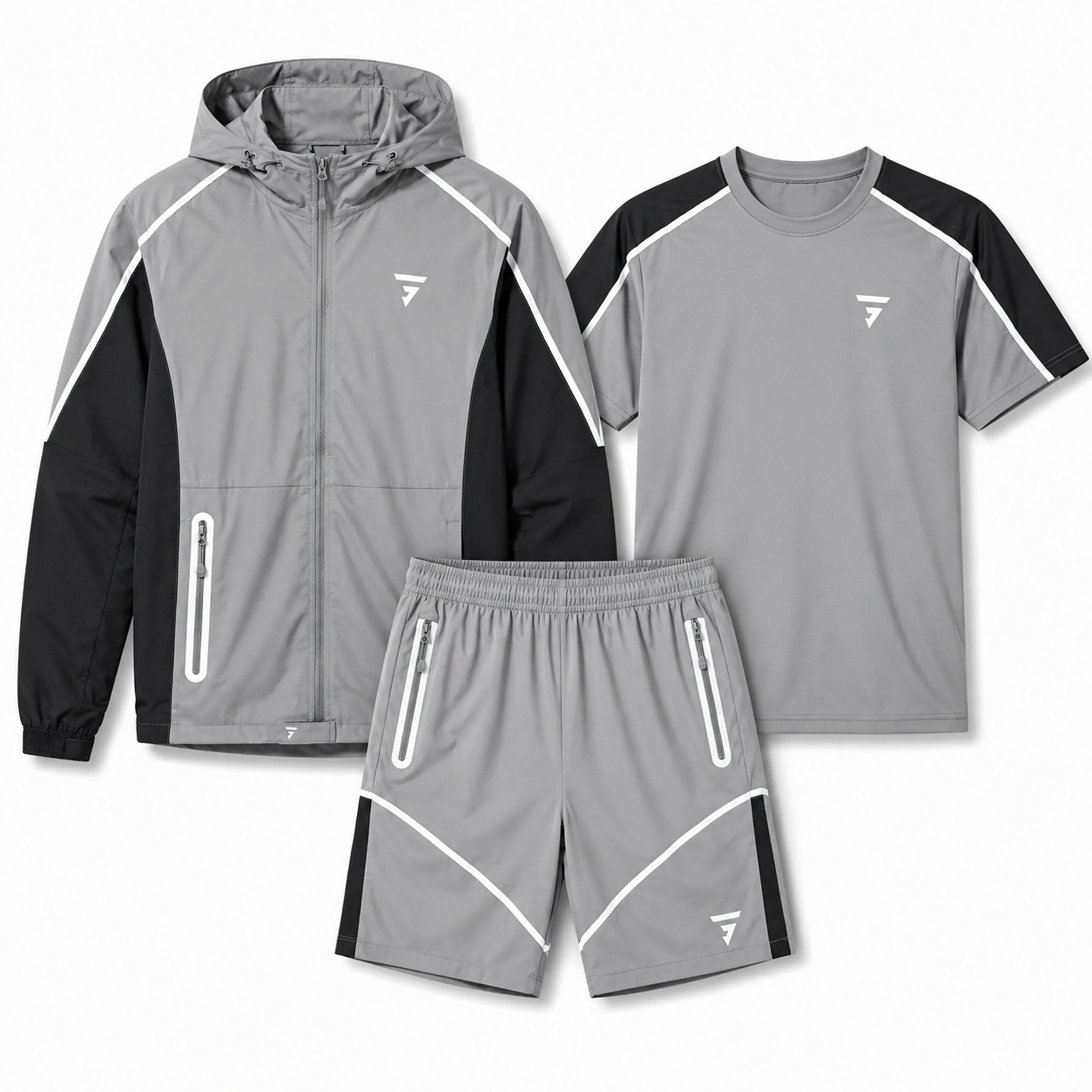Griid Reflect 3-piece Set ‘Iron Grey/Black’