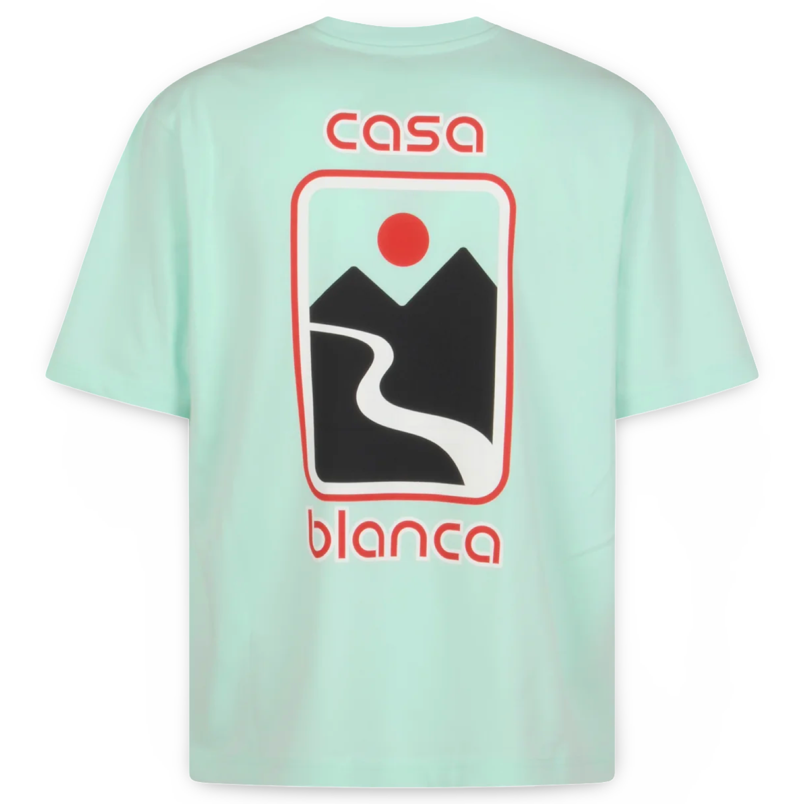 【関税込み】CASABLANCA Sunset Valley T-Shirt Casablanca Sunset Valley Logo T-Shirt 'Mint'