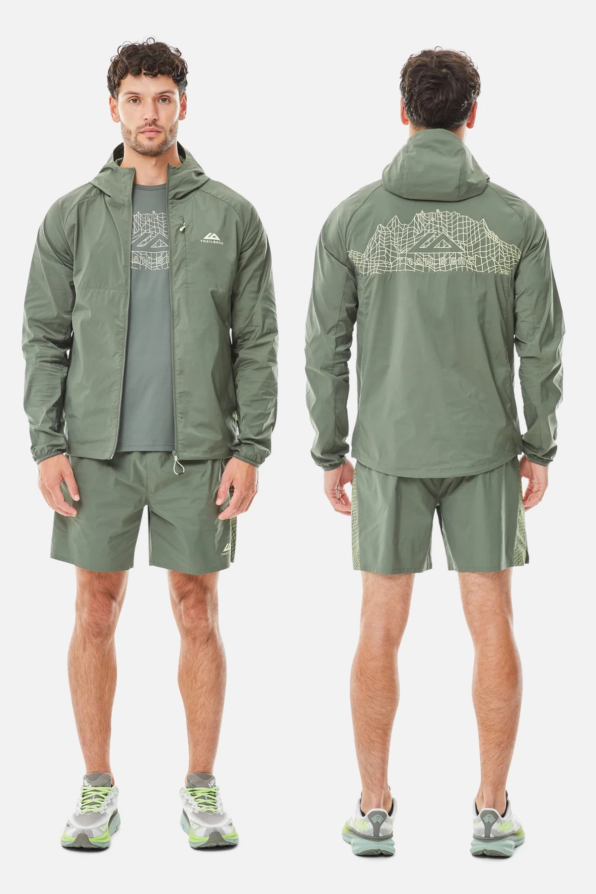 Trailberg 3 Piece Set 'Khaki Green’