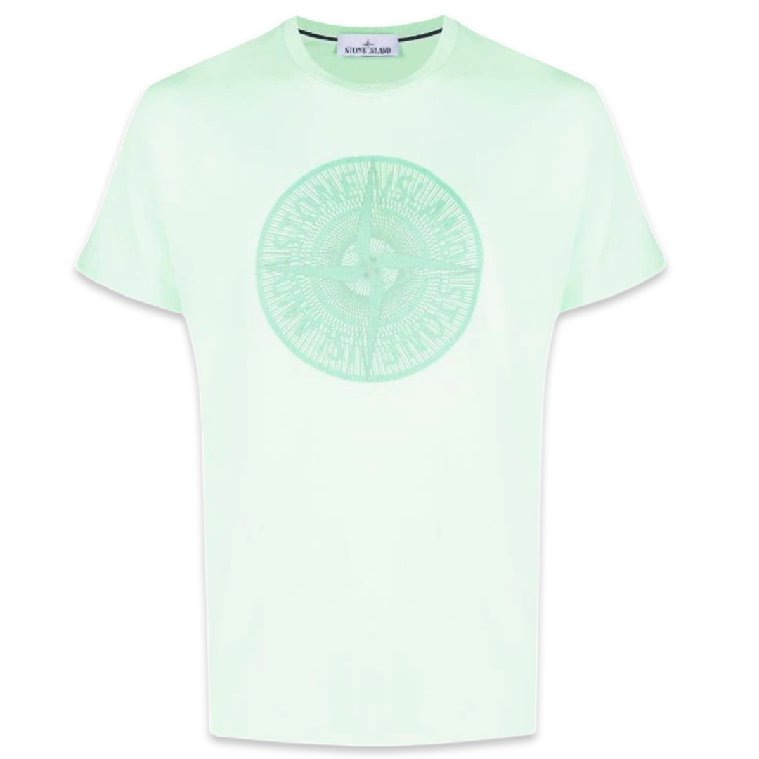 Stone Island Embroided Logo T-shirt 'Mint’