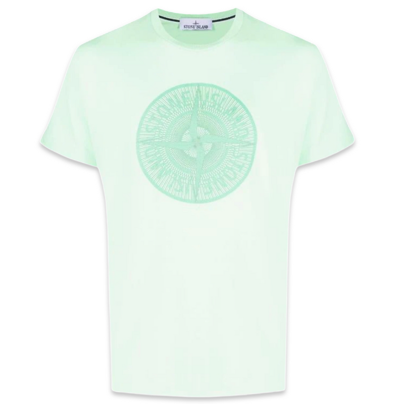 Stone Island Embroided Logo T-shirt 'Mint’