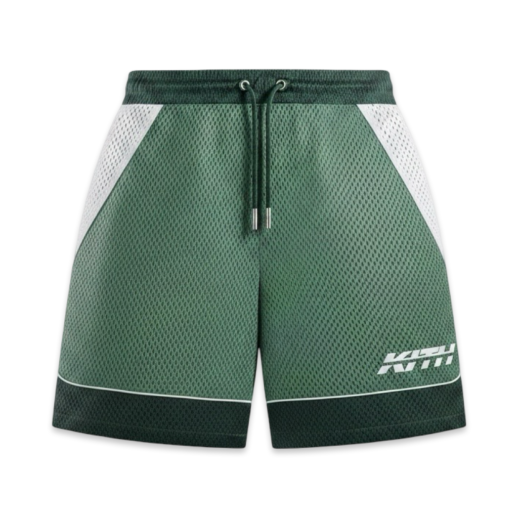 Kith Wesley Mesh Shorts ‘Feld Green’