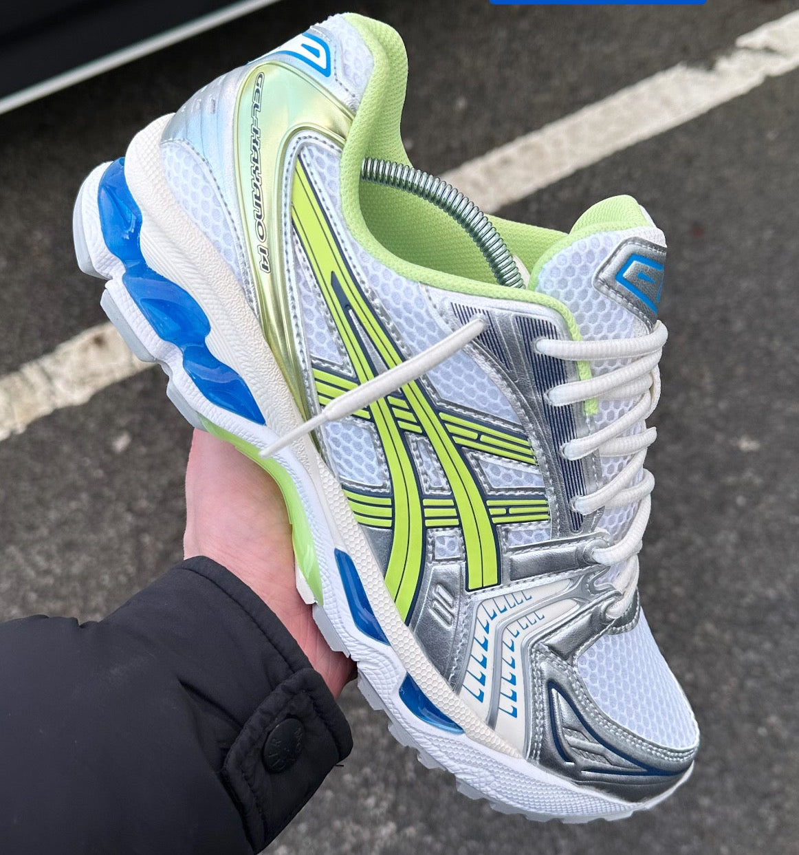 Asics Gel Kayano Trainers 'White/Volt'