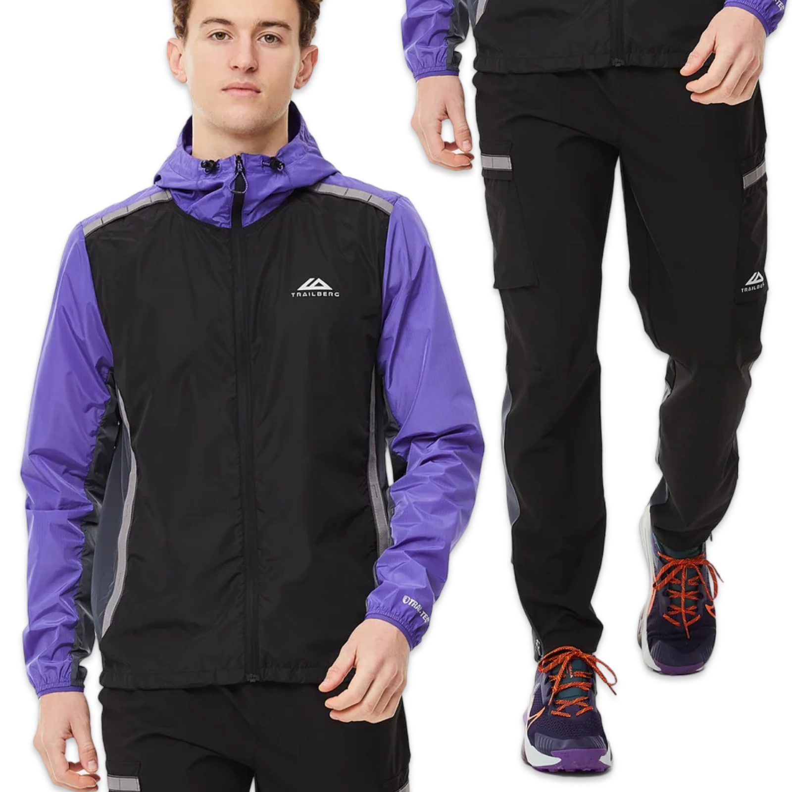 Trailberg Triathlon Tracksuit 'Black & Purple’