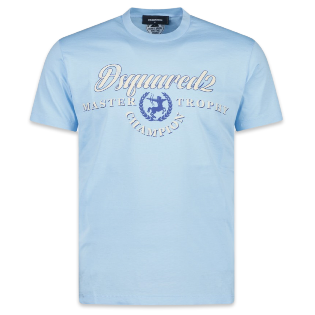 Dsquared2 Master Trophy Logo T-Shirt 'Light Blue'