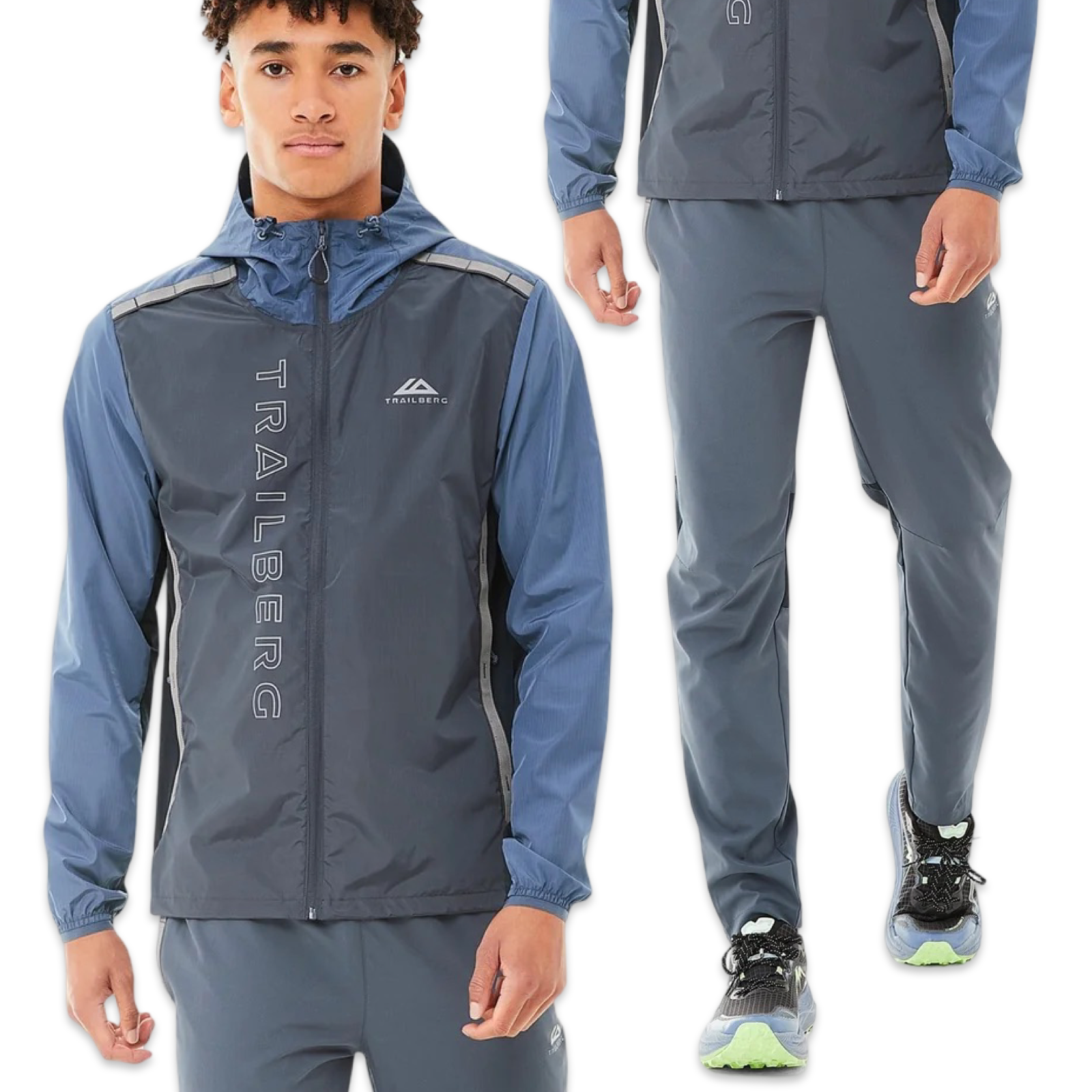 Trailberg Triathlon Tracksuit 'Blue & Grey’