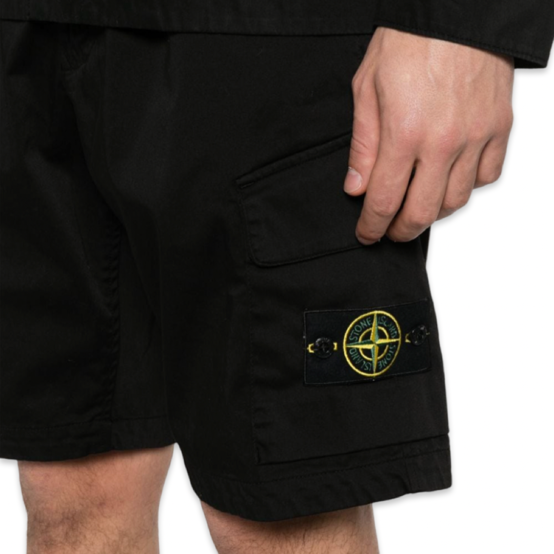 Stone Island Cargo Shorts 'Black'