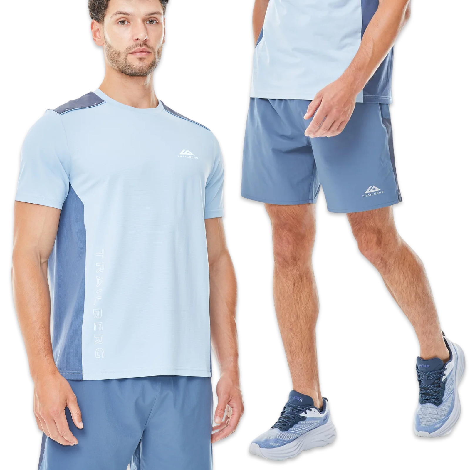 Trailberg T-Shirt & Shorts Set ‘Breeze Blue’