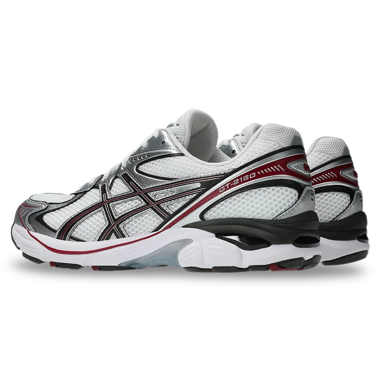 Asics Gel GT Trainers ‘White Burgandy’