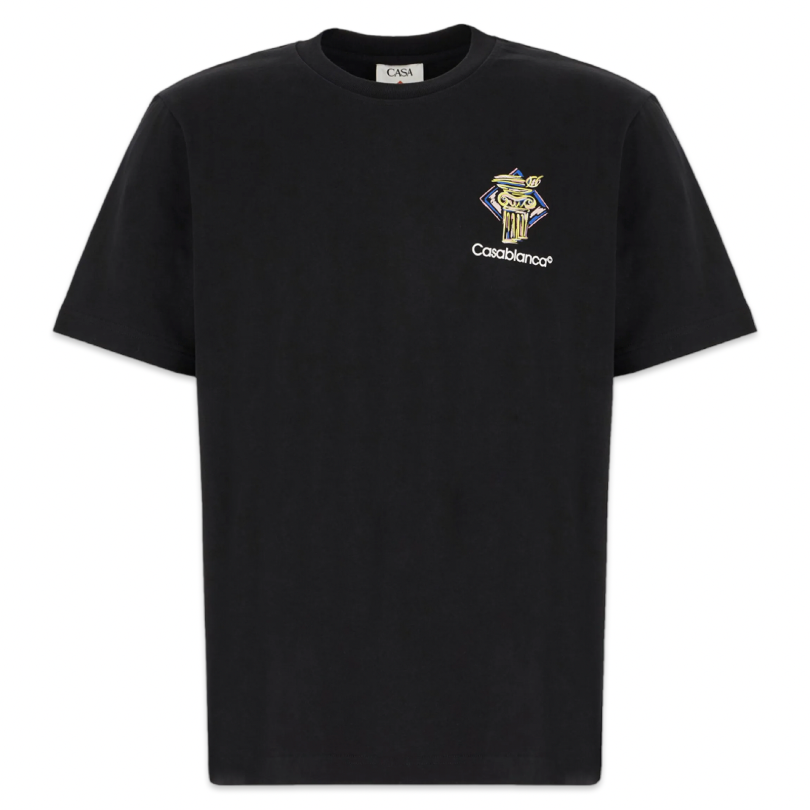 Casablanca Diamond Column Logo T-Shirt 'Black'