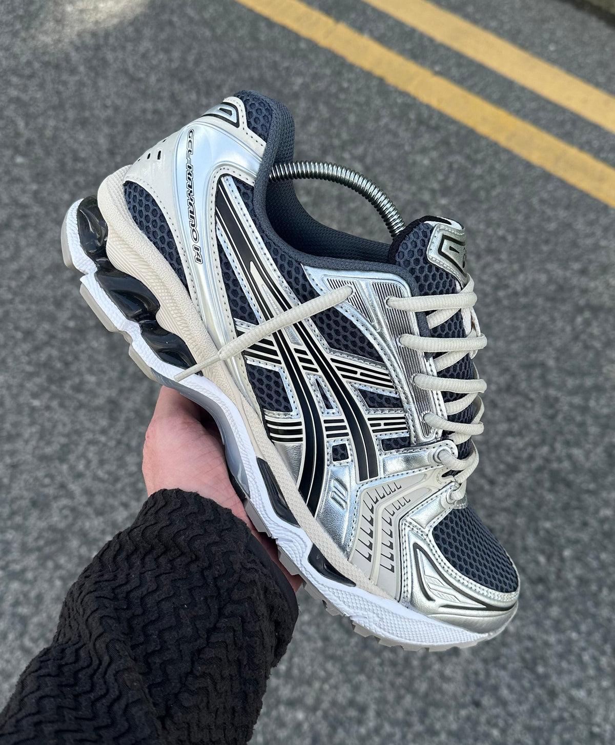Asics Kayano Trainers 'Black Stone’