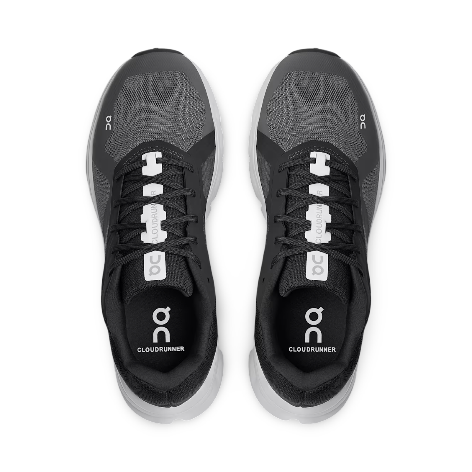 ON Running  Cloudrunner Trainers 'Black White' wide