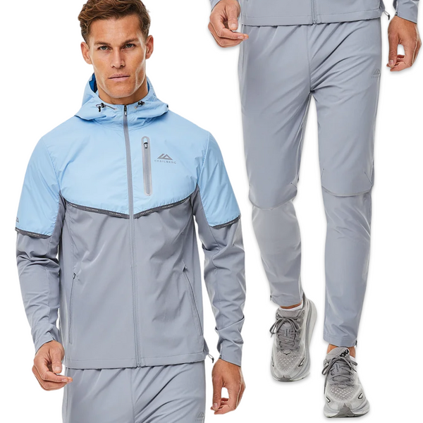 Trailberg Vertigo Tracksuit 'Grey & Baby Blue’