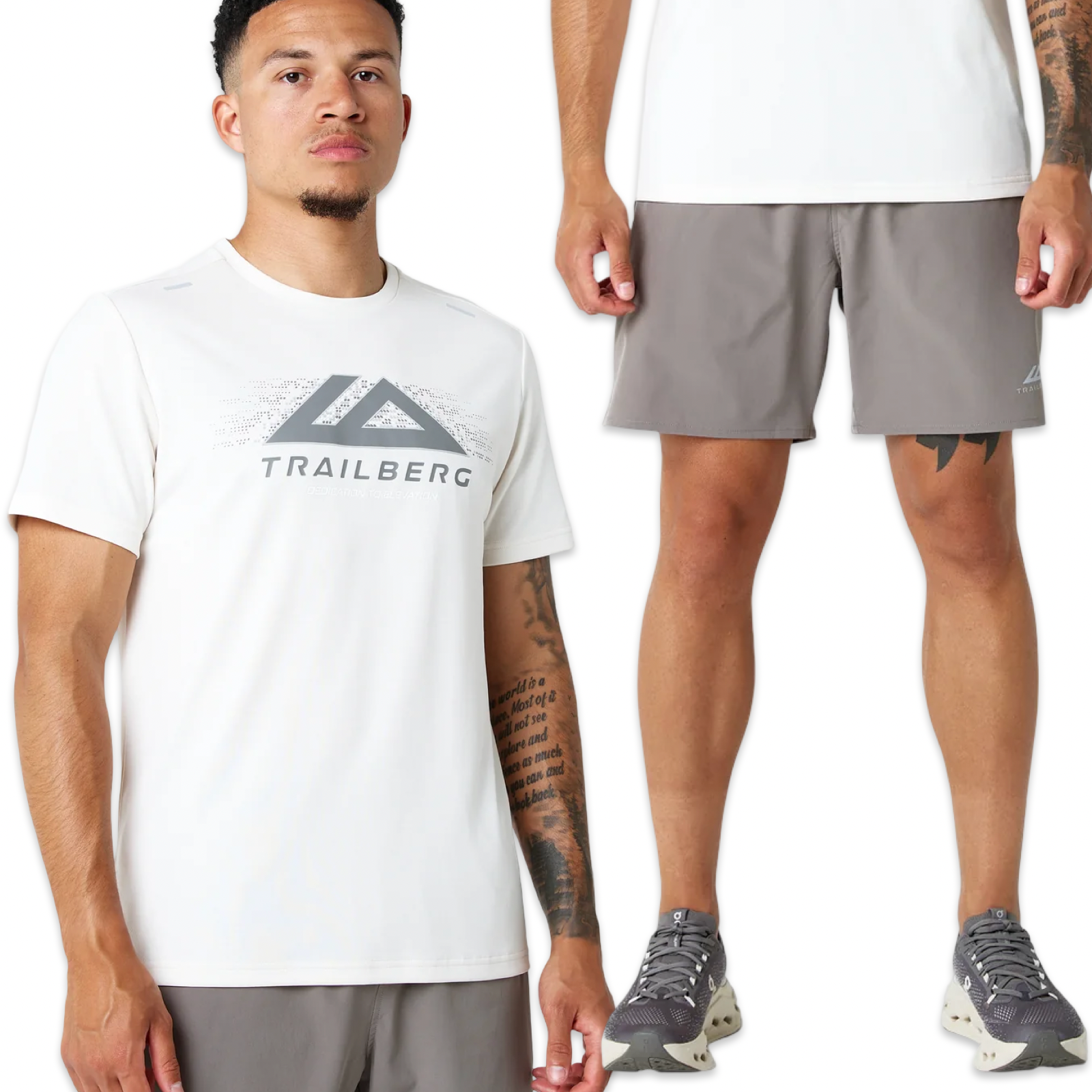Trailberg Movement T-Shirt & Shorts Set ‘Mocha’