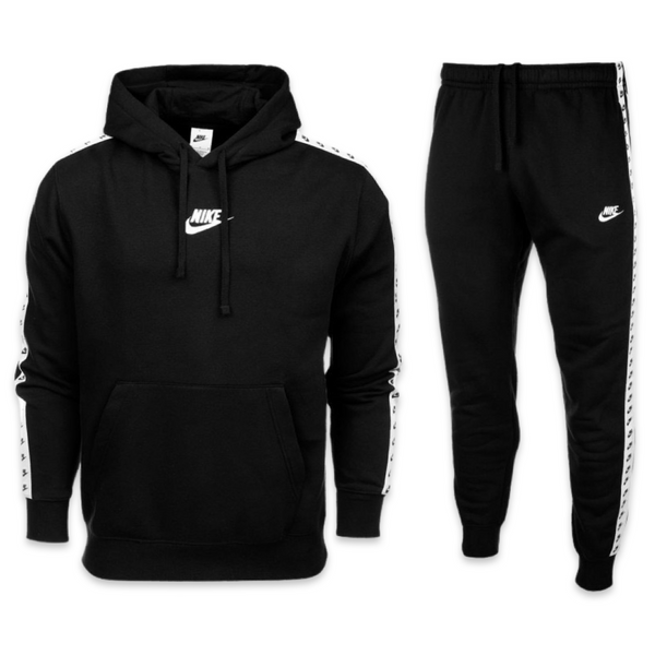 Nike Swoosh Repeat Tracksuit 'Black'
