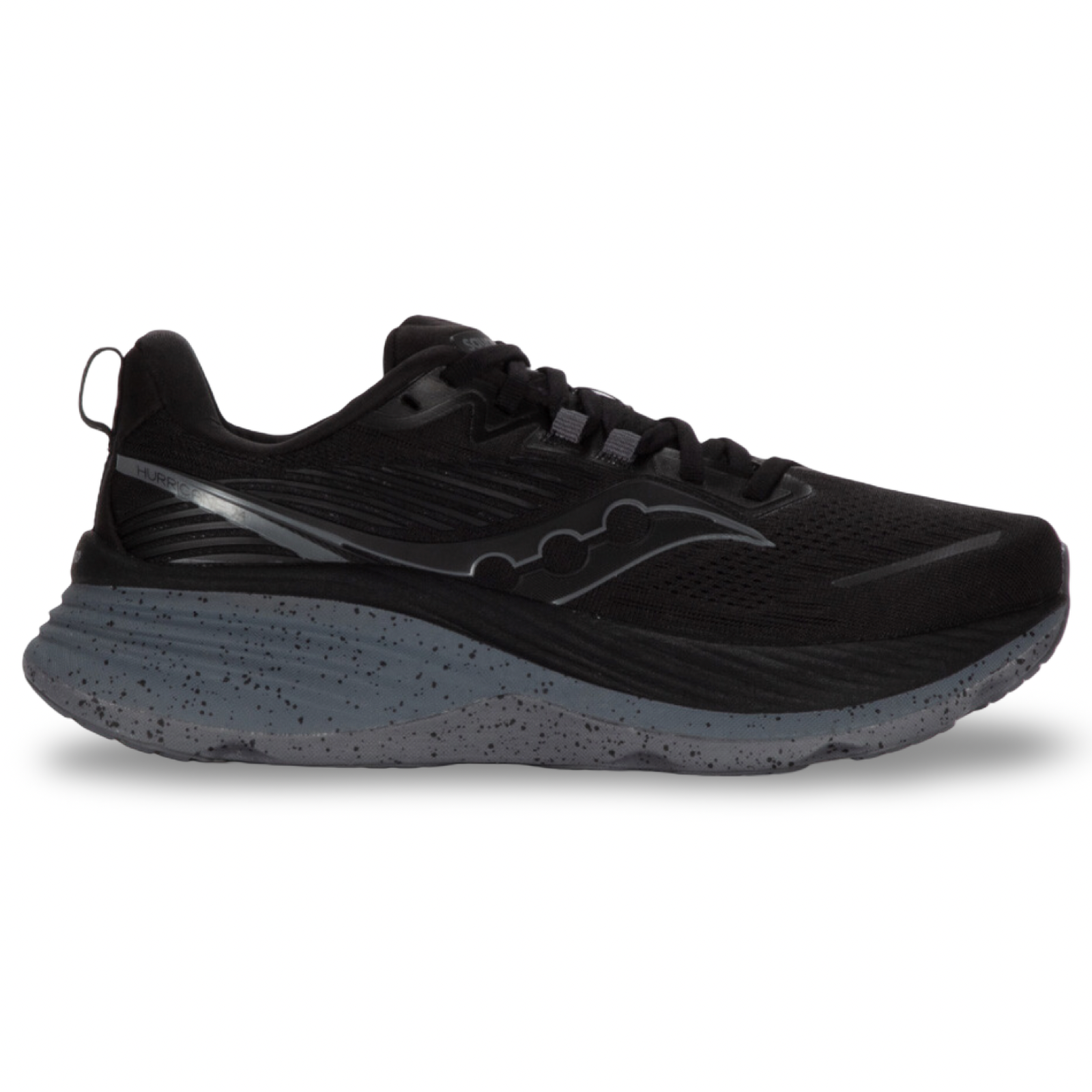 Saucony Hurricane Trainers 'Black/Grey'