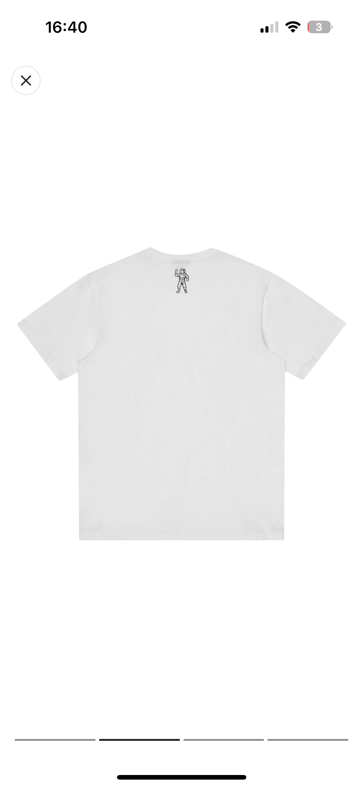 Billionaire Boys Club Space Logo T-Shirt 'White'