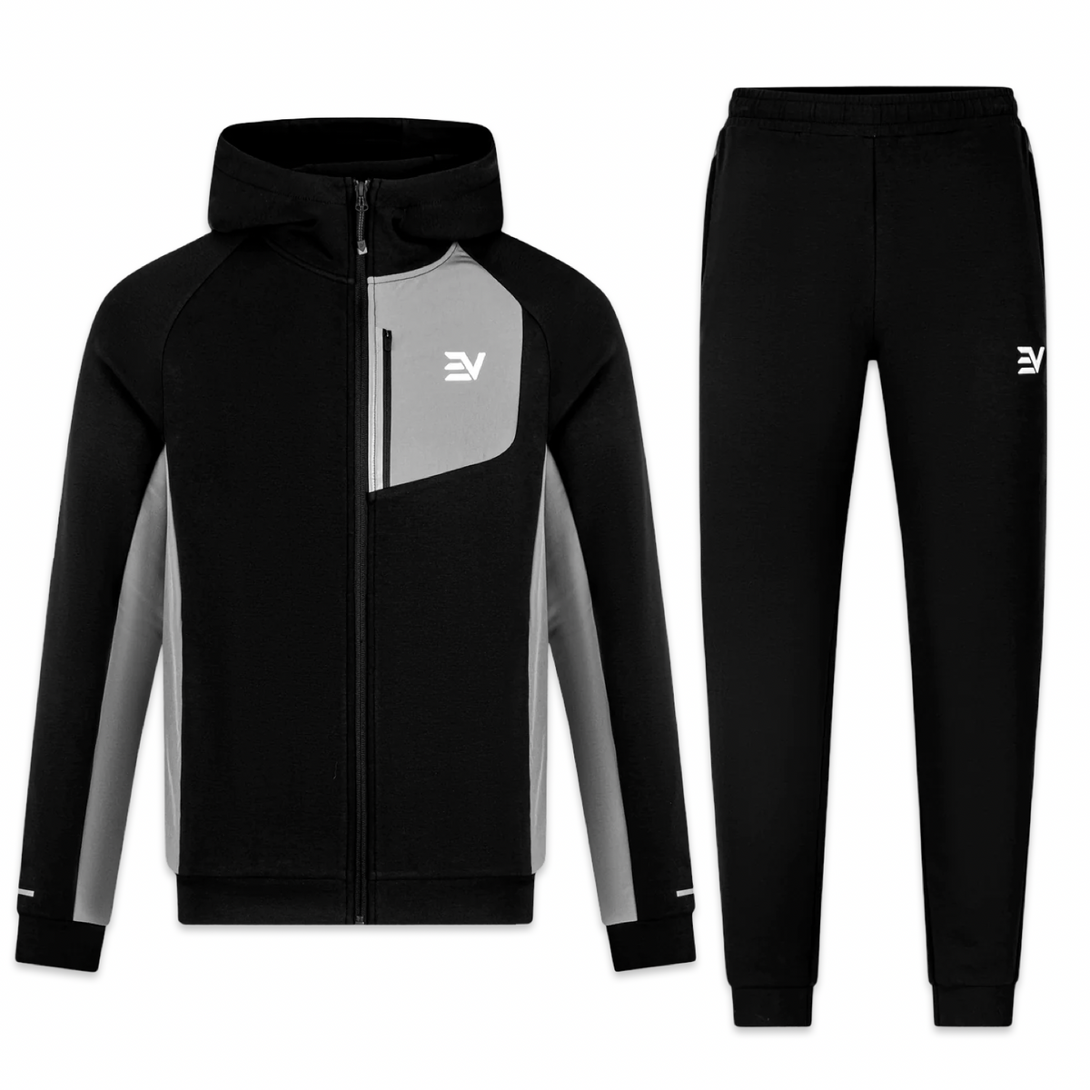 Envi-1 Tech Tracksuit 'Black/Light Grey'
