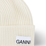 Ganni Beanie Hat 'Light Beige'