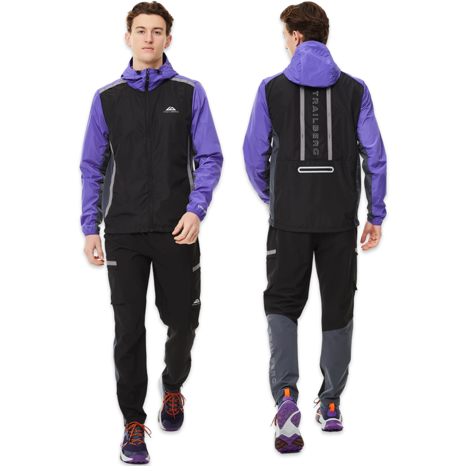 Trailberg Triathlon Tracksuit 'Black & Purple’