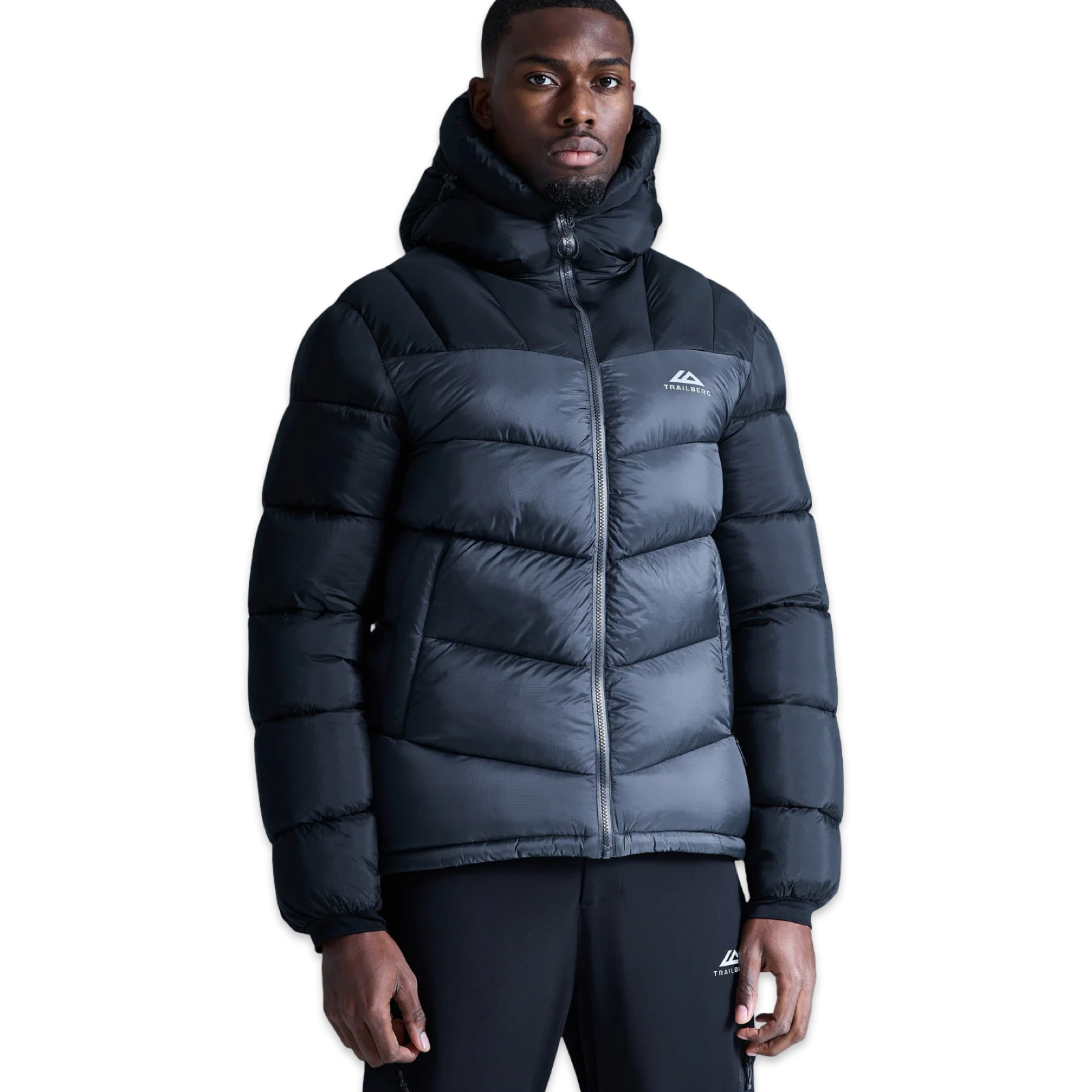 Trailberg Alpina Puffer Jacket 'Black & Grey‘