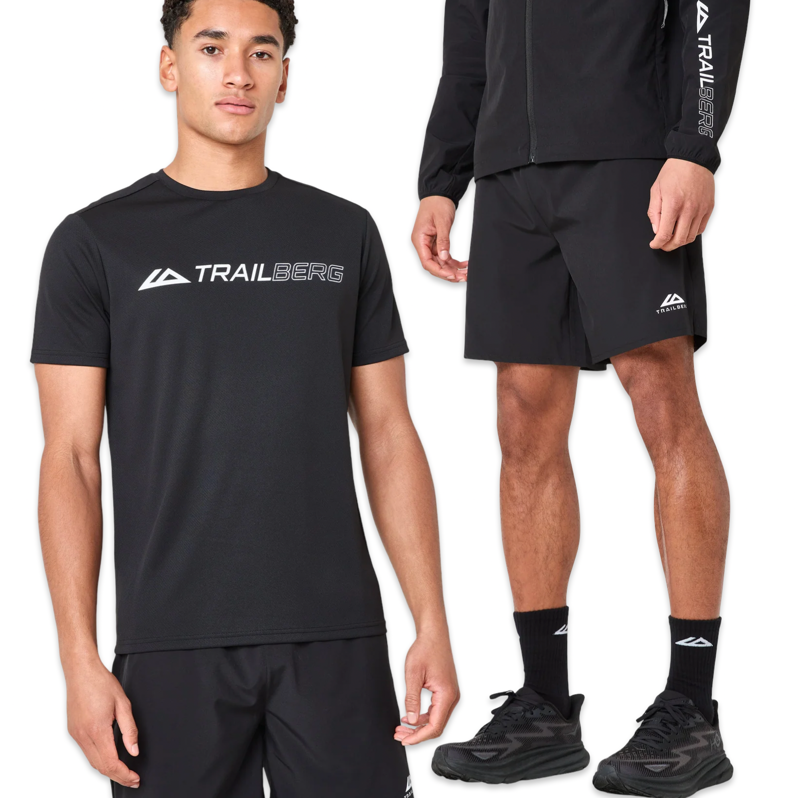 Trailberg Activate T-shirt & Shorts Set ‘Black’