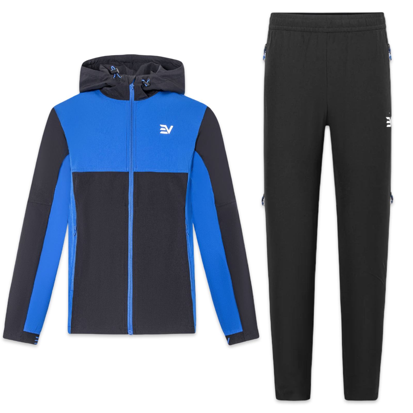 Envi-1 Dynamic Tracksuit 'Black/Royal Blue’