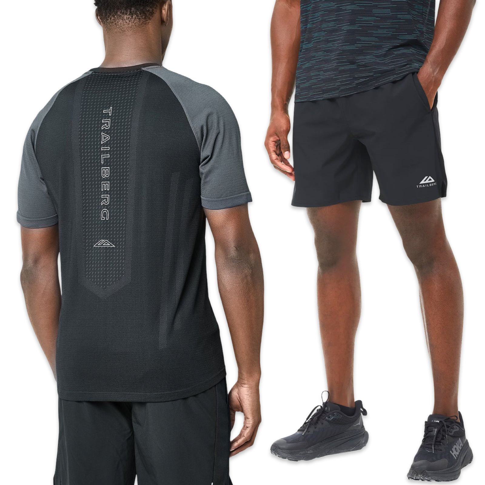 Trailberg Rapid T-Shirt & Shorts Set 'Black'