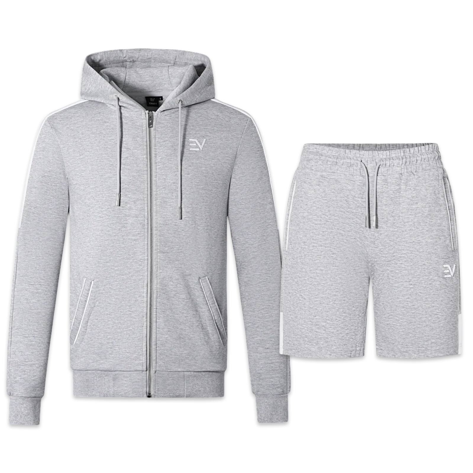 Envi-1 Luxe Luxe 2.0 Hoodie & Shorts Set ‘Grey’
