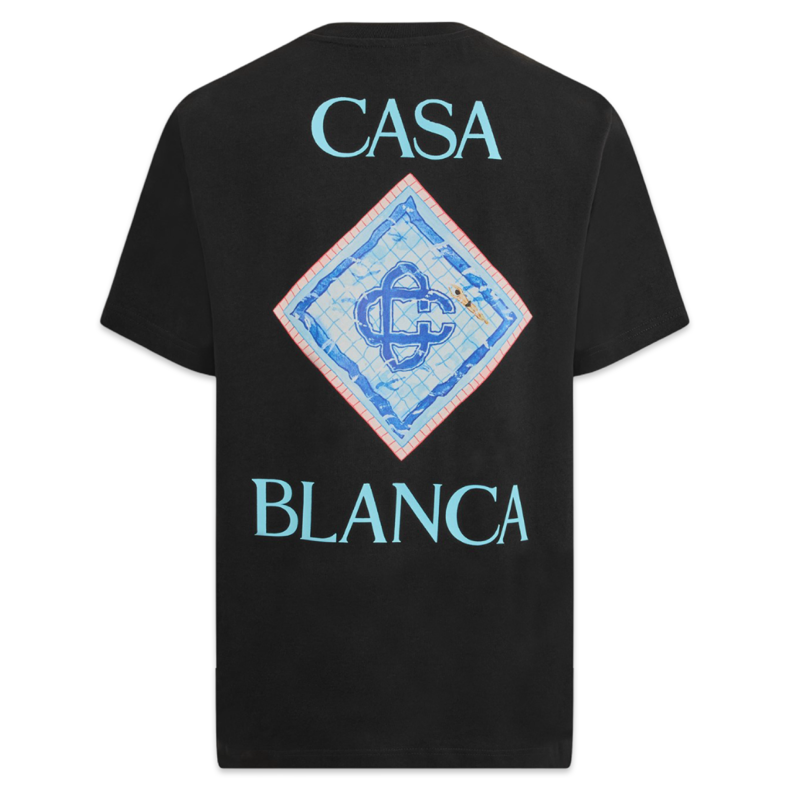 Casablanca Pool Logo T-Shirt ‘Black'