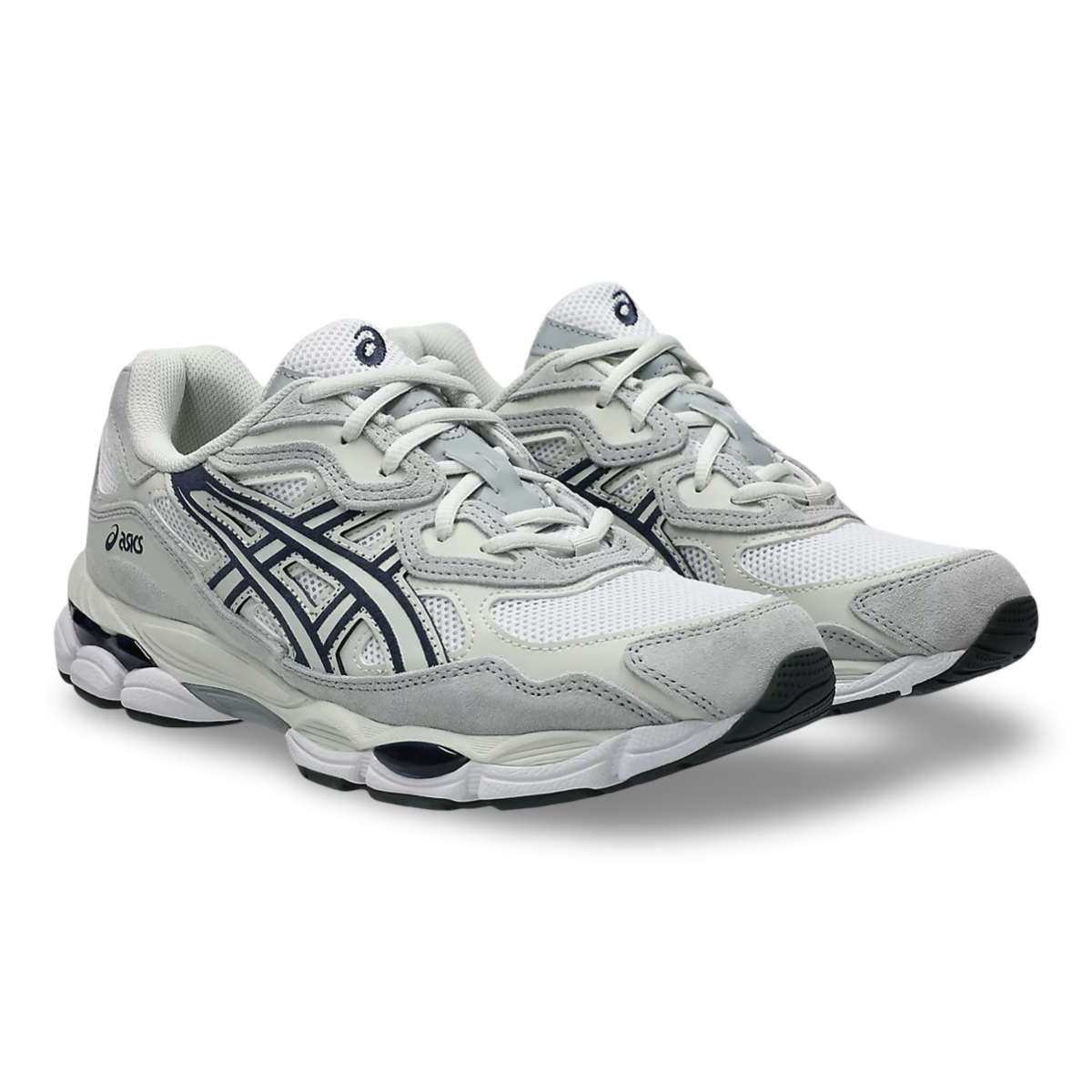 Asics Gel NYC Trainers ' White Navy'