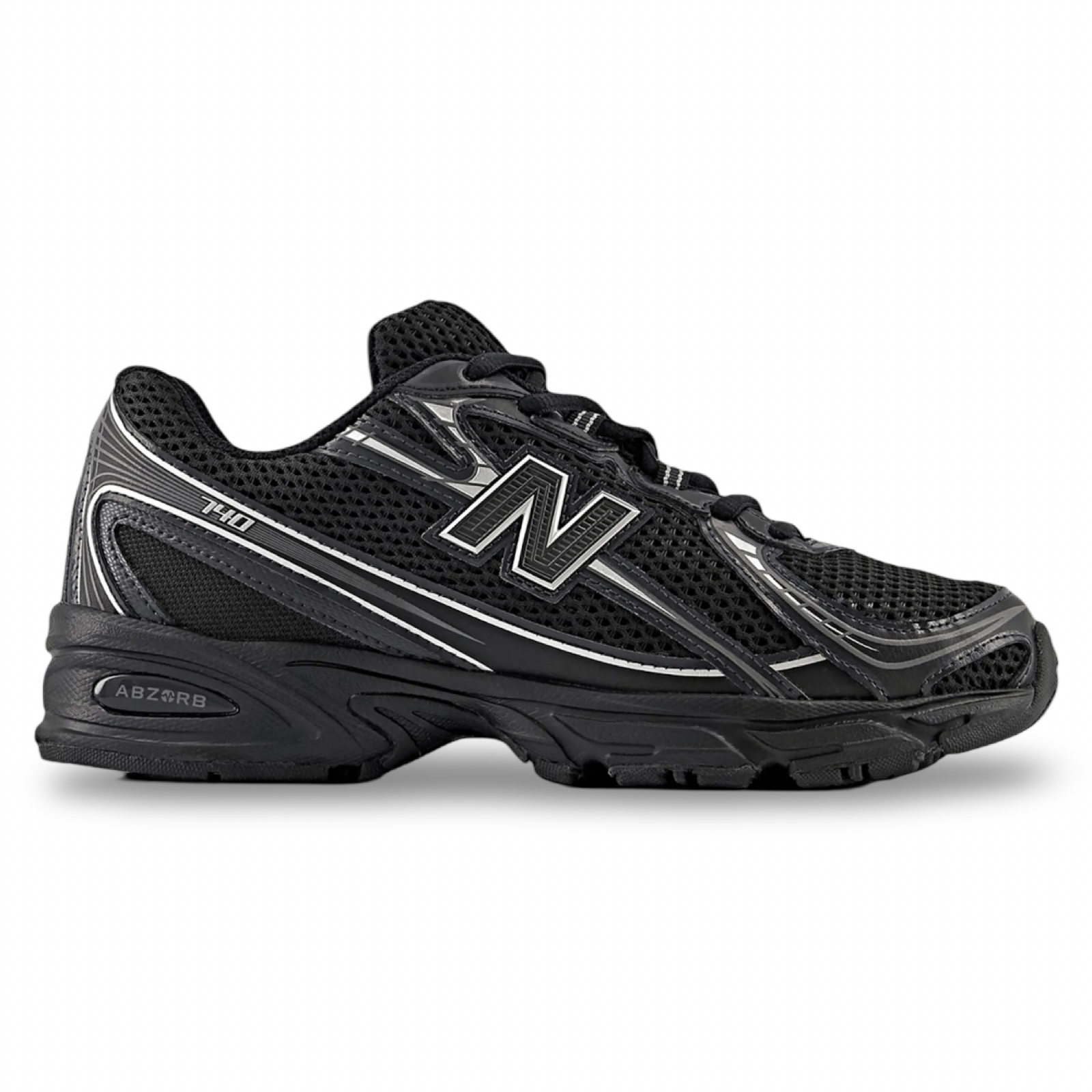 New Balance 740 Trainers 'Black/Silver'