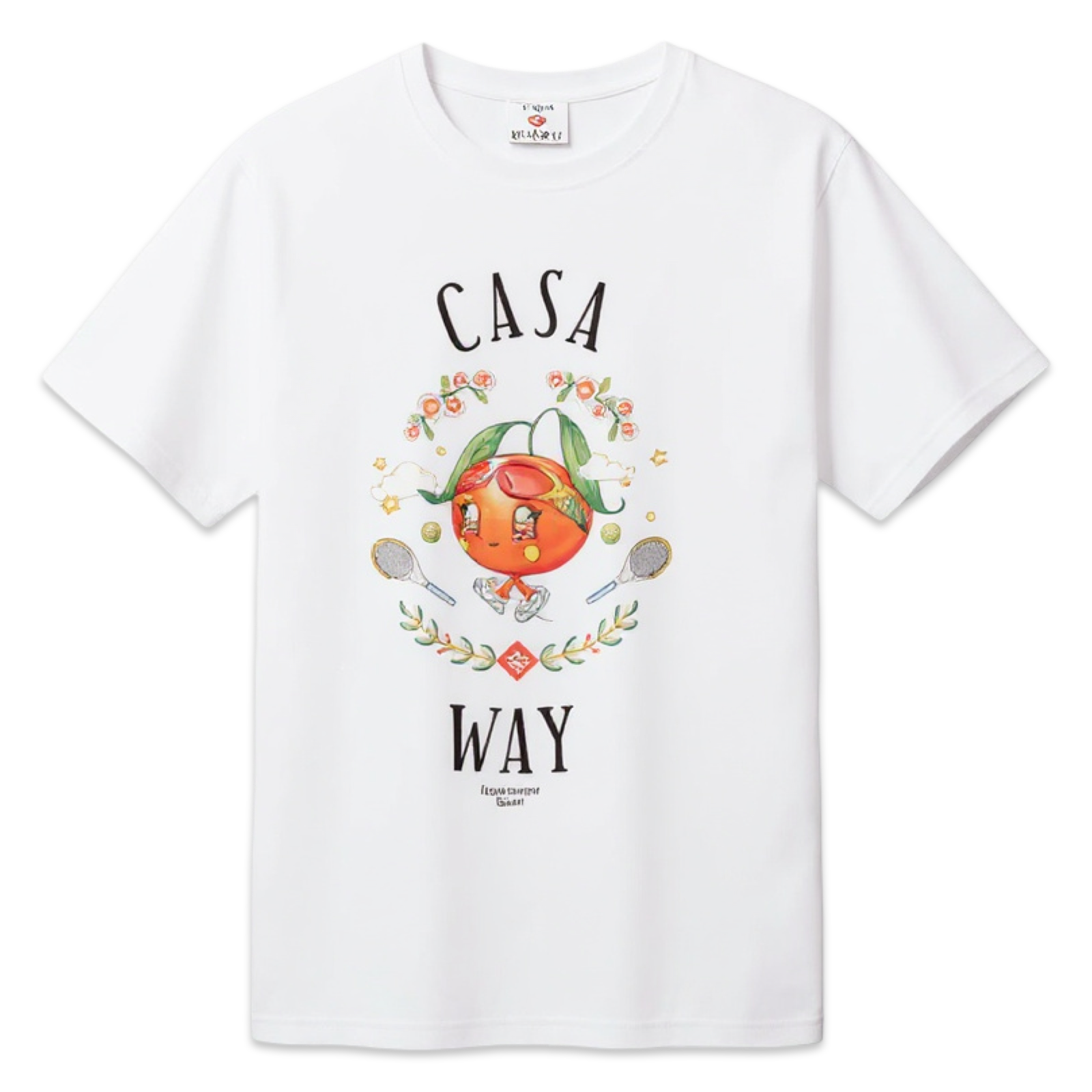 Casablanca Casa Way Mascot Logo T-Shirt 'White'