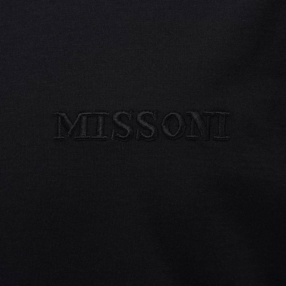 Missoni Striped Collar T-Shirt 'Black'