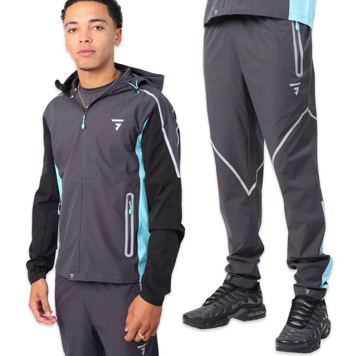 Griid Reflect Tracksuit 'Obsidian/Black/Blue'