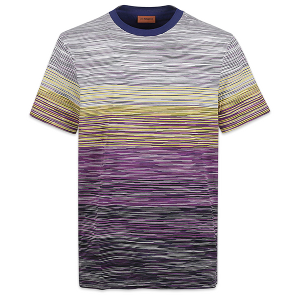 Missoni Space Dye T-Shirt ‘Purple Yellow’