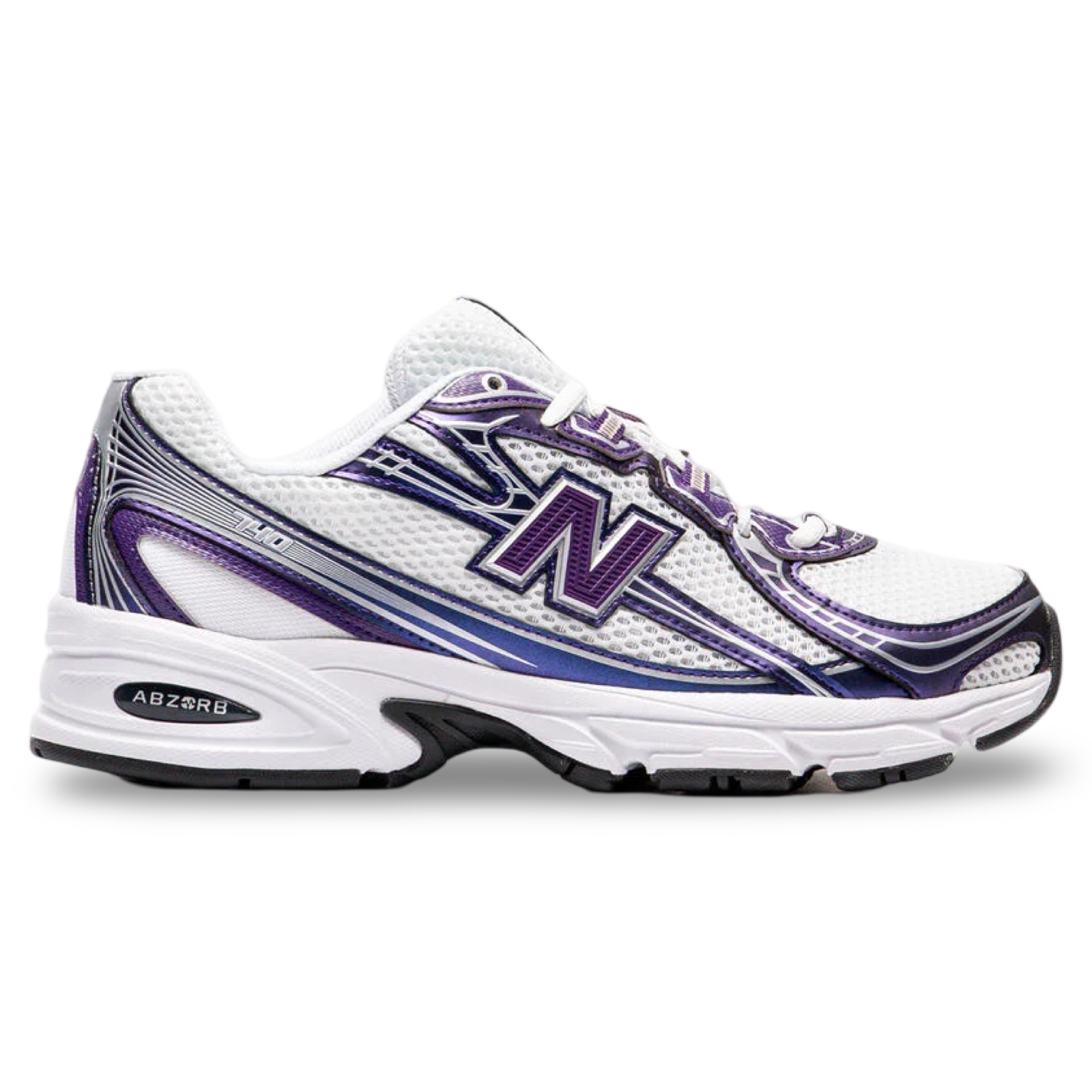 New Balance 740 Trainers 'White/Grape’