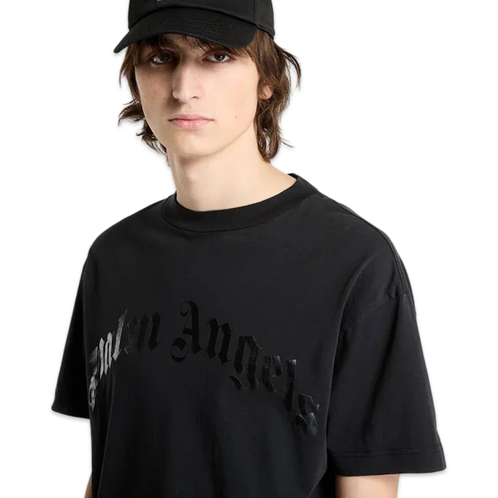 Palm Angels Black Logo T-Shirt 'Black'