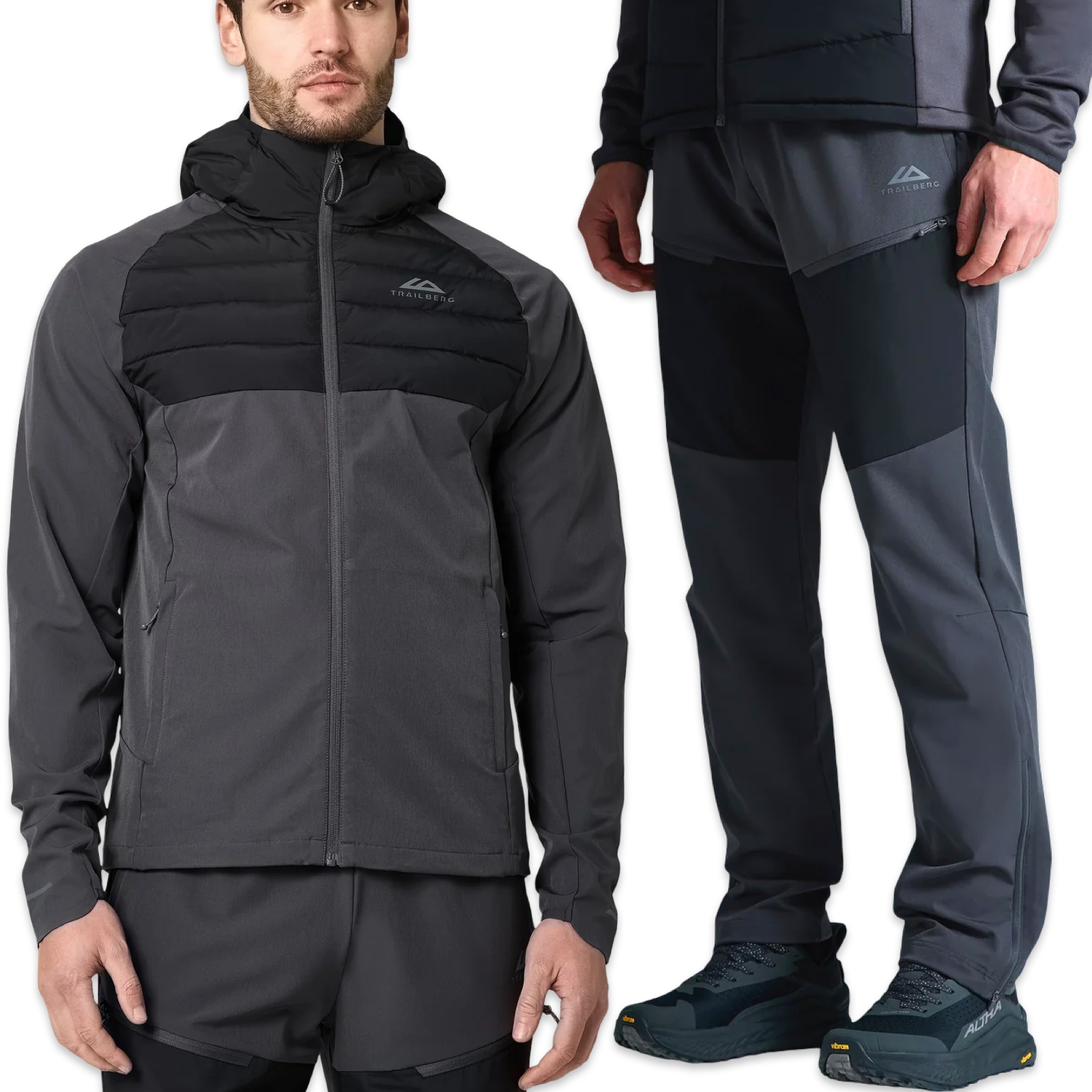 Trailberg Hybrid Tracksuit 'Volcano Grey’