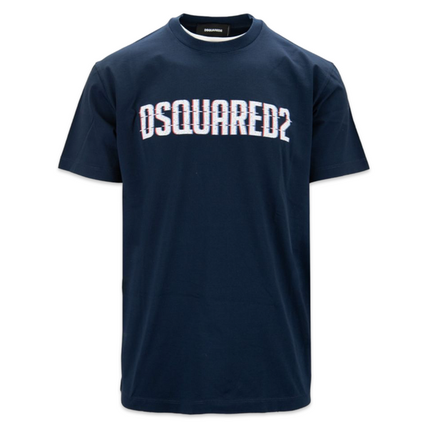 Dsquared2 Pixel Logo T-Shirt 'Navy'