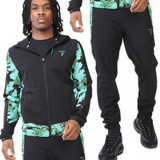 Griid Camo Tracksuit 'Black/Green’