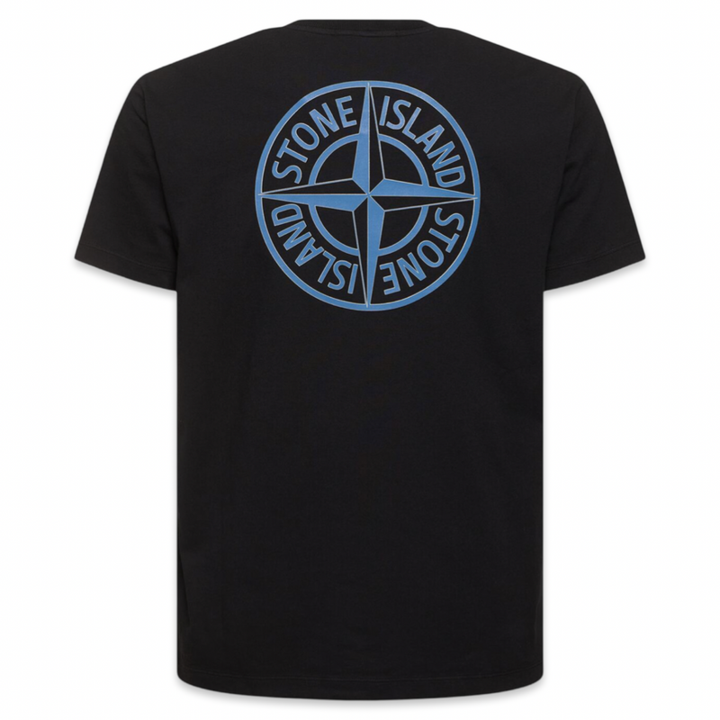 Stone Island Compass T-Shirt 'Black & Blue’