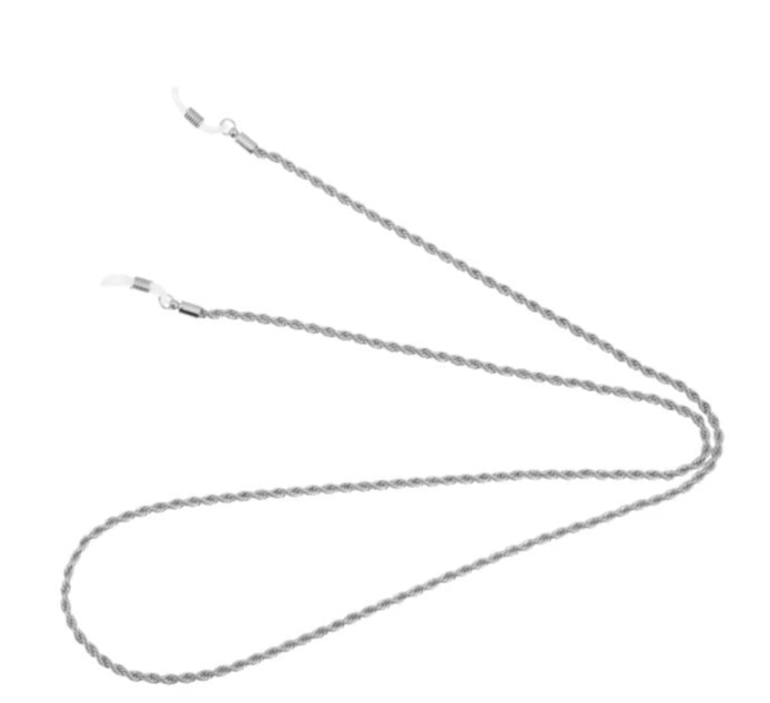 Sunglasses String Rope Chain ‘Silver'