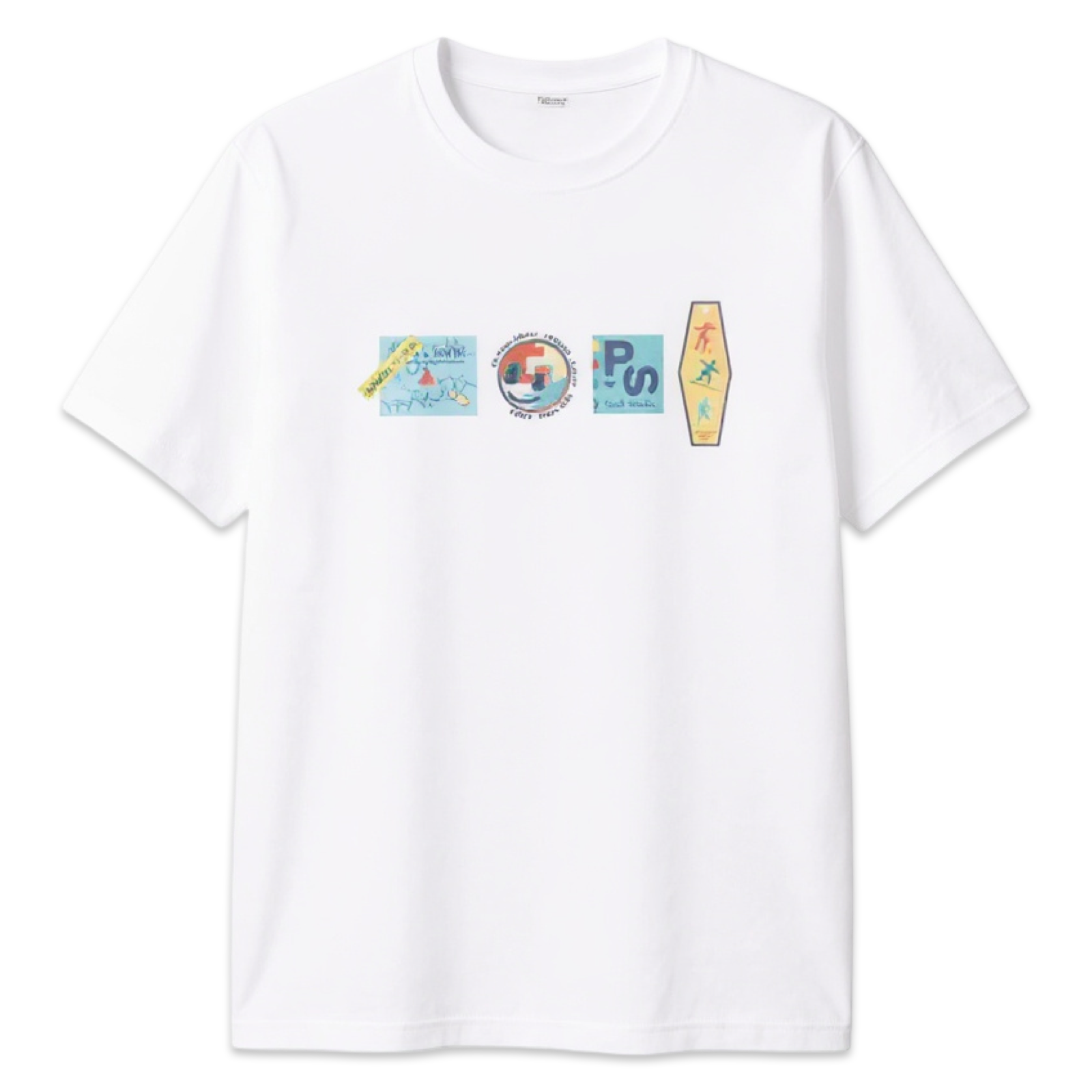 Paul Smith Sticker T-Shirt 'White’