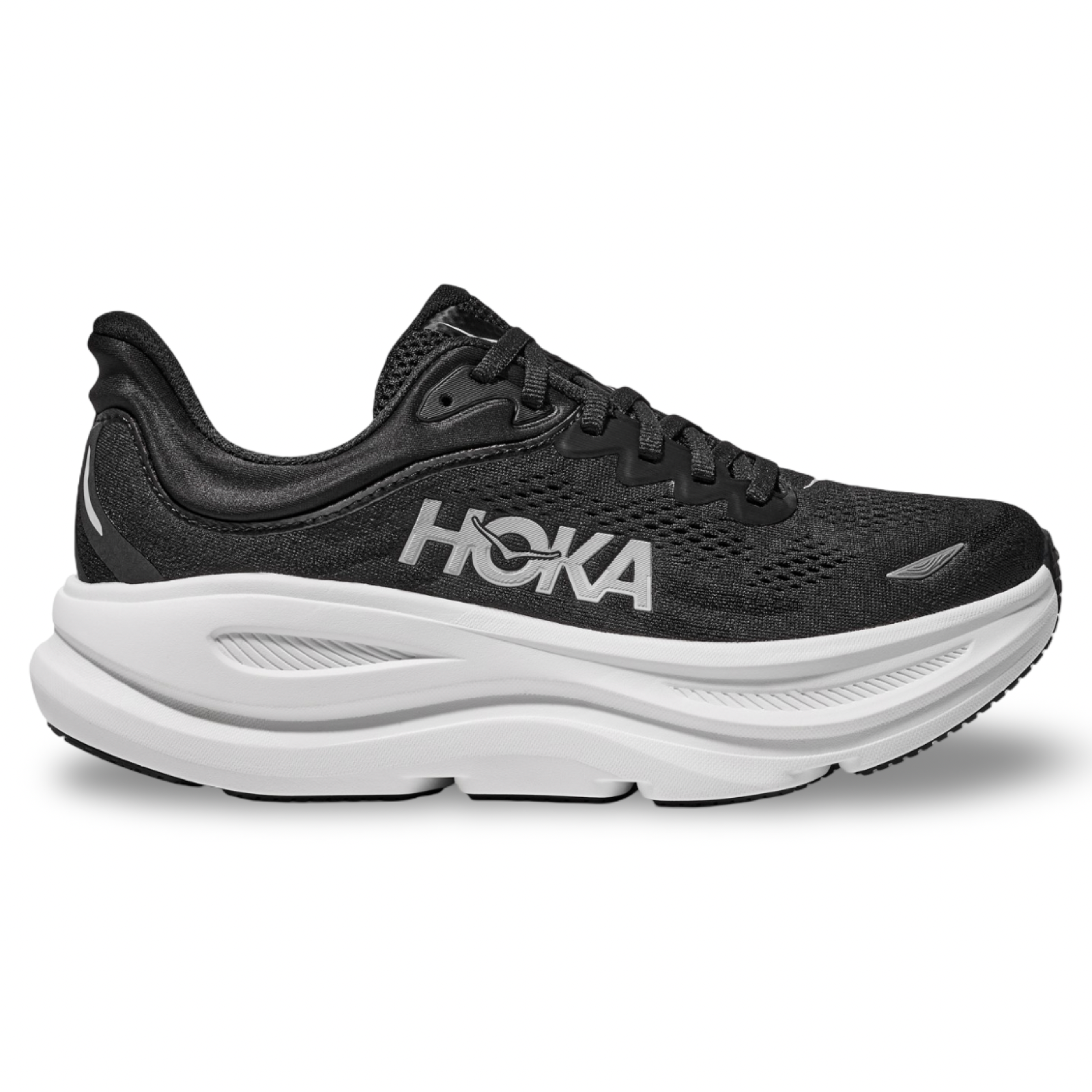 Hoka Bondi 9 Trainers 'Black White’