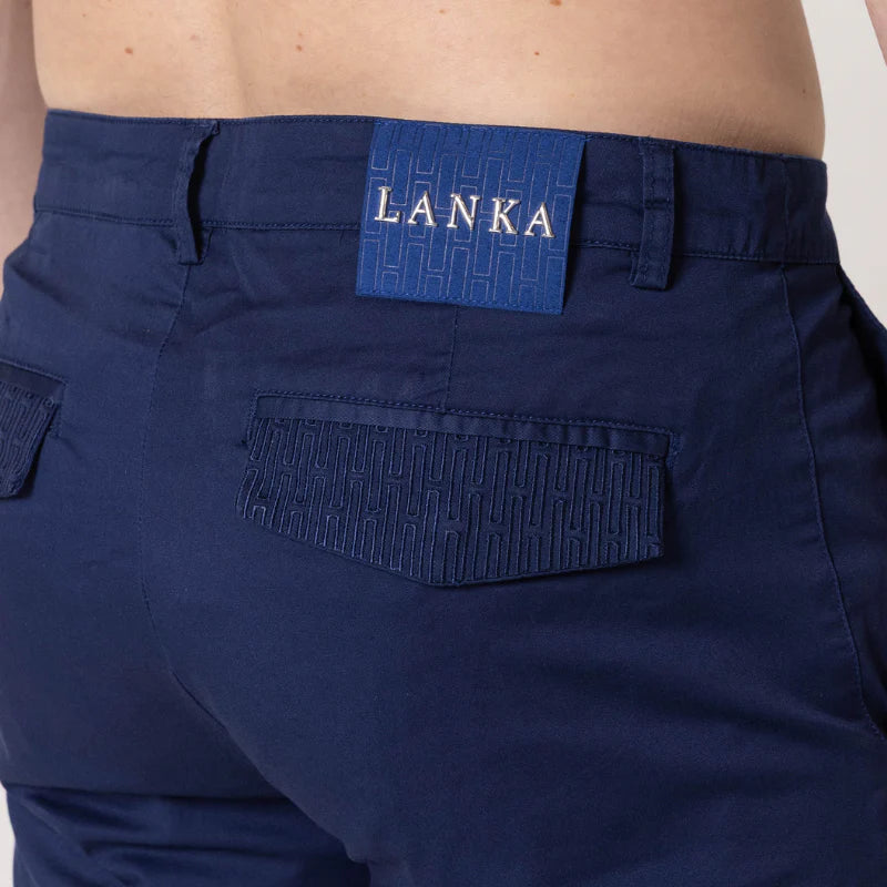 Lanka Chino Shorts 'Navy’