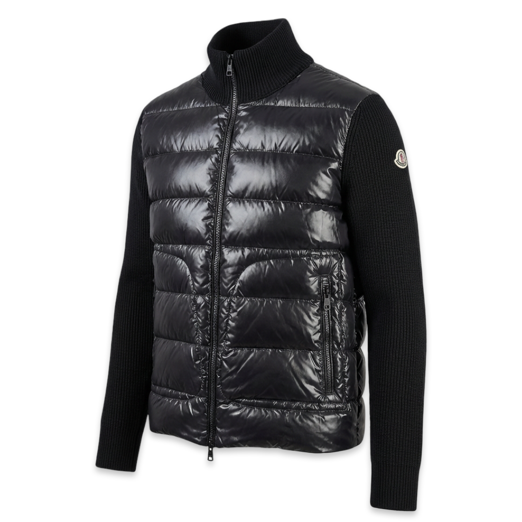 Moncler Tricot Laque Cardigan ‘Black’