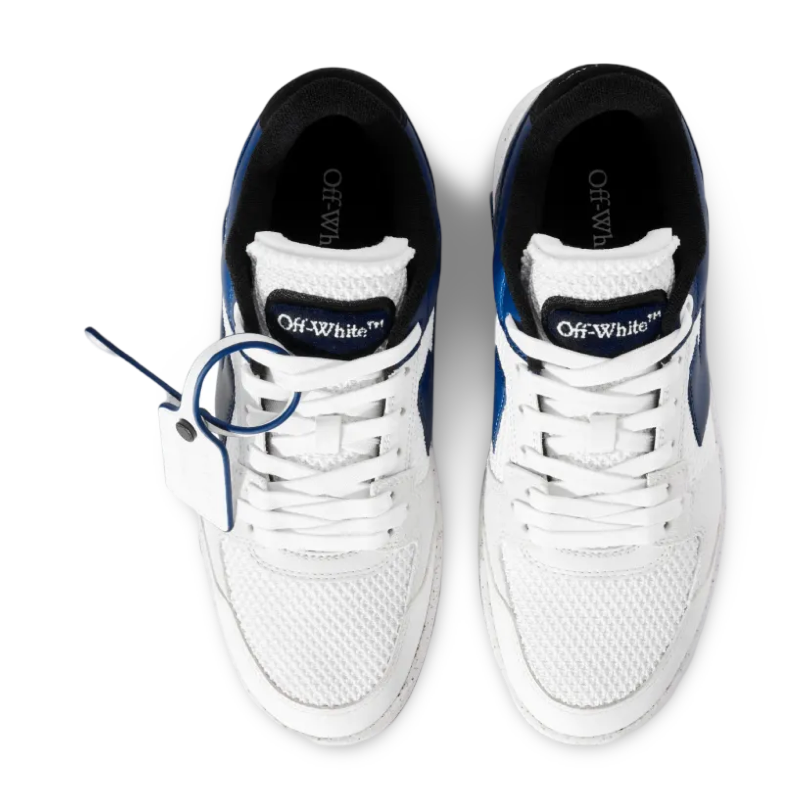 Off-White 'OOO' Mesh Trainers 'White/Blue'