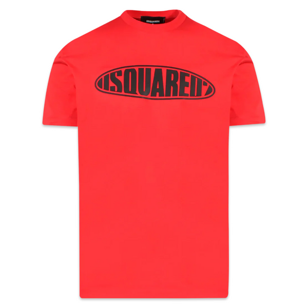 Dsquared2 Surfboard Logo T-Shirt 'Red'