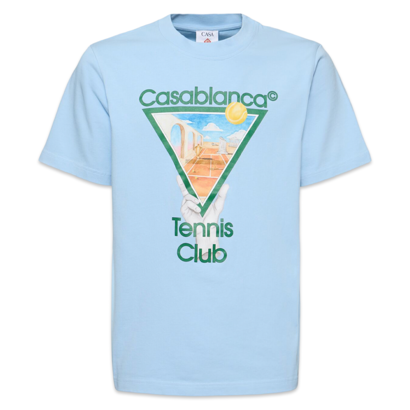 Casablanca Meta Tennis Logo T-Shirt 'Blue'